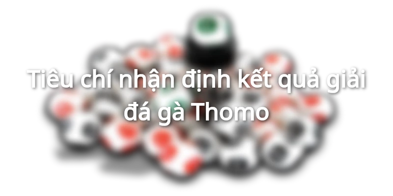 Tiêu chí nhận định kết quả giải đá gà Thomo Tiêu chí nhận định kết quả giải đá gà Thomo